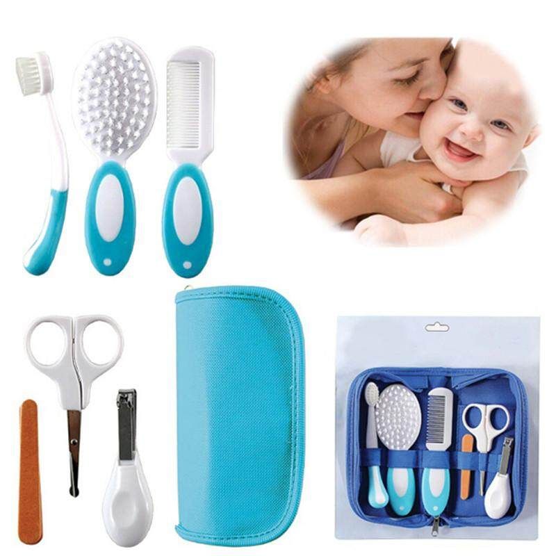 6Pcs Baby Kid Grooming Nursing Nail Clipper Comb Toothbrush Suit Set