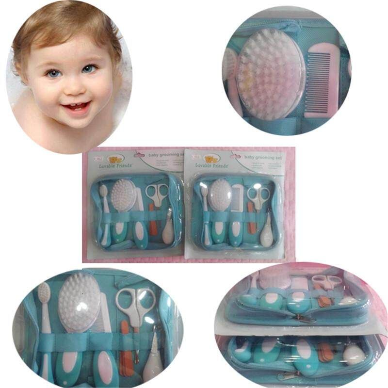 6Pcs Baby Kid Grooming Nursing Nail Clipper Comb Toothbrush Suit Set