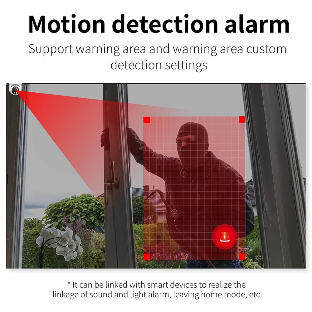 Pan Tilt Outdoor Security Camera 1080P Security Camera Outdoor 2MP WiFi Home Surveillance Camera CCTV Camera with Color Night Vision, 2-Way Audio, Motion Detection, Remote Access, IP66 Weatherproof