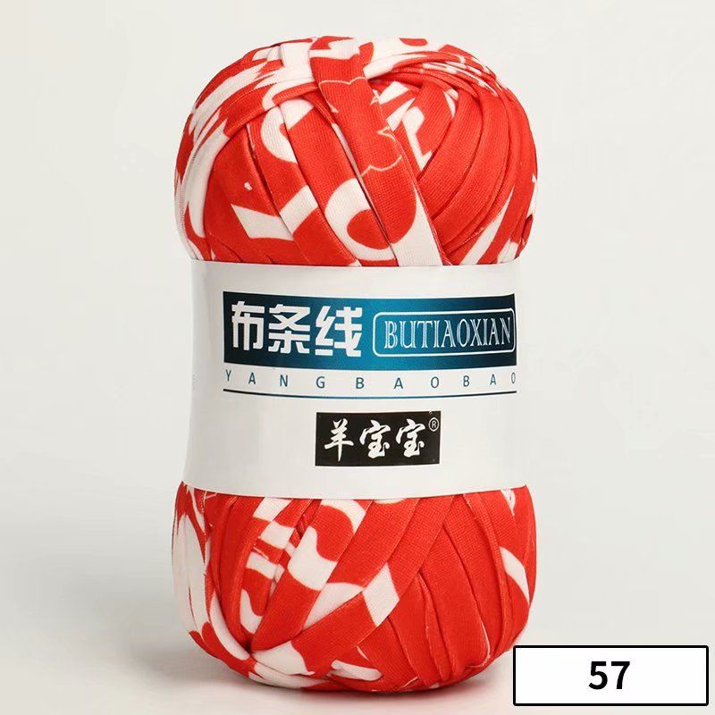 100g Chunky T Shirt Yarn For Knitting  Carpet Handbag Crochet Cloth Yarn Thick Yarn