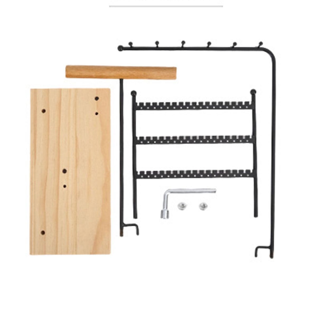 Portable Jewelry Display Rack Earrings Display Stand For