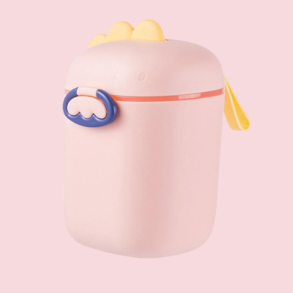 Baby Formula Dispenser Snacks Cup Odorless Milk Powder Big Pink