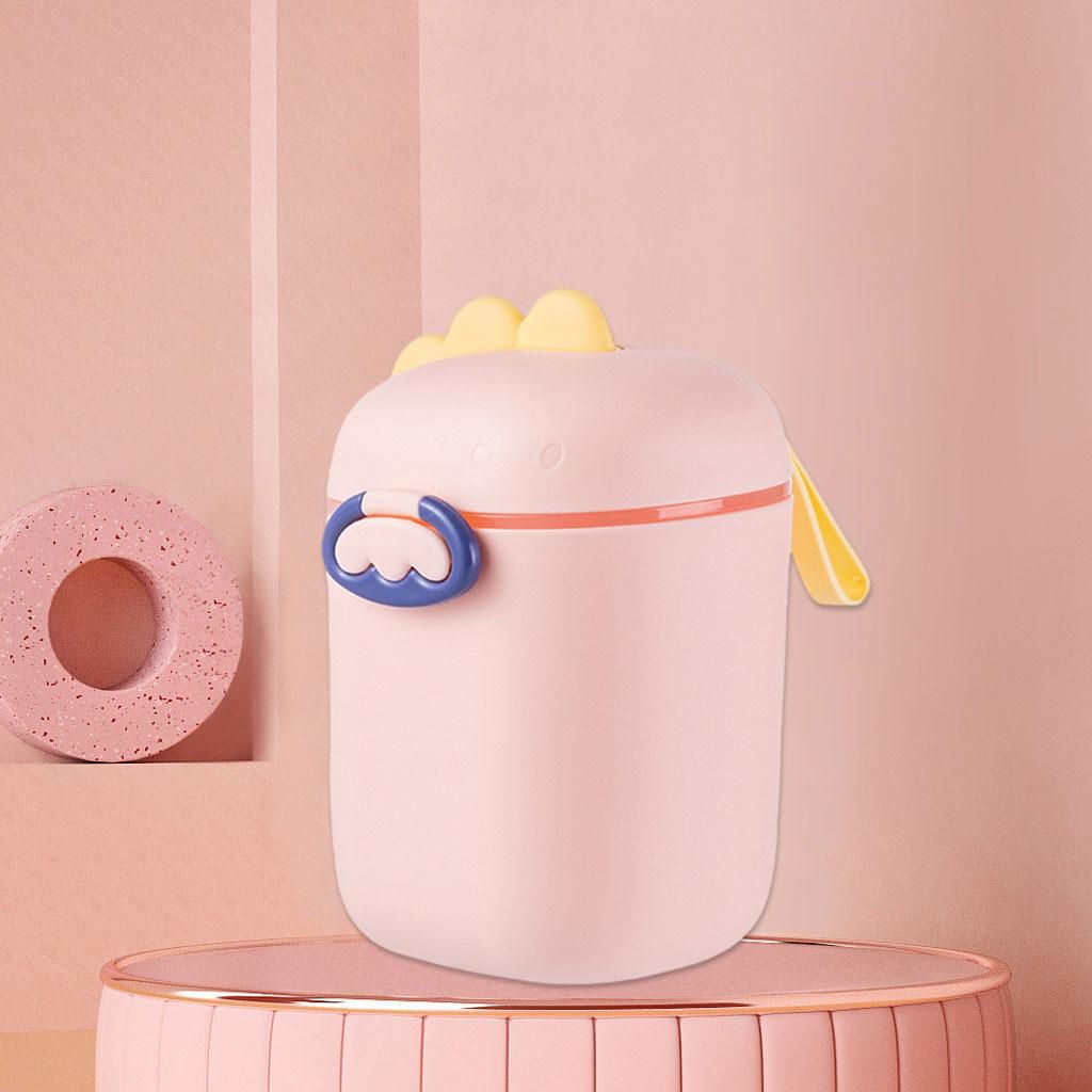 Baby Formula Dispenser Snacks Cup Odorless Milk Powder Big Pink