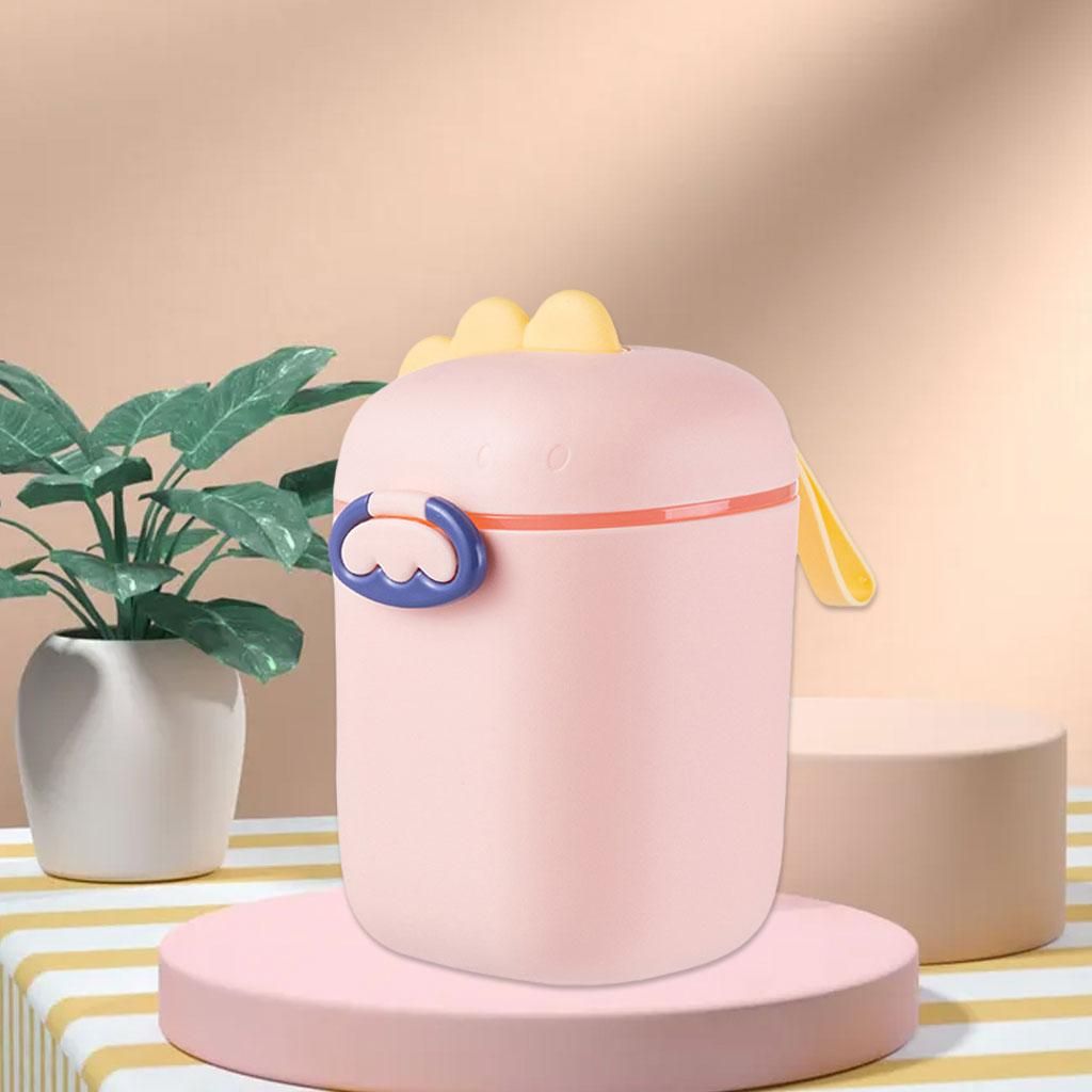Baby Formula Dispenser Snacks Cup Odorless Milk Powder Big Pink