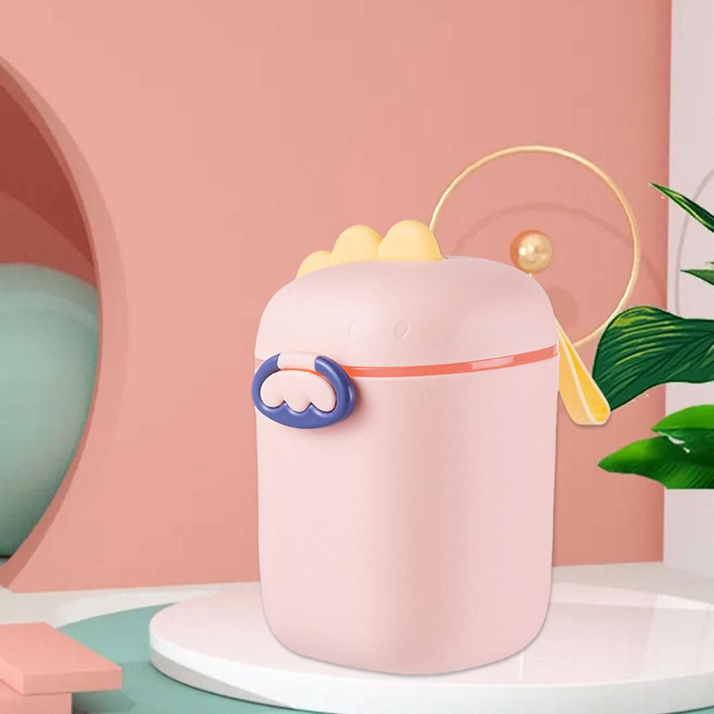 Baby Formula Dispenser Snacks Cup Odorless Milk Powder Big Pink
