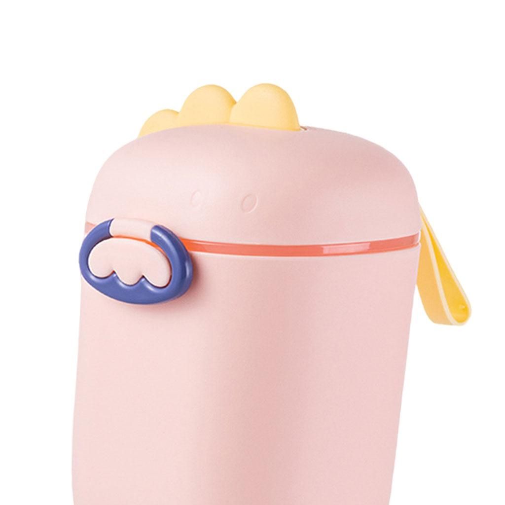 Baby Formula Dispenser Snacks Cup Odorless Milk Powder Big Pink