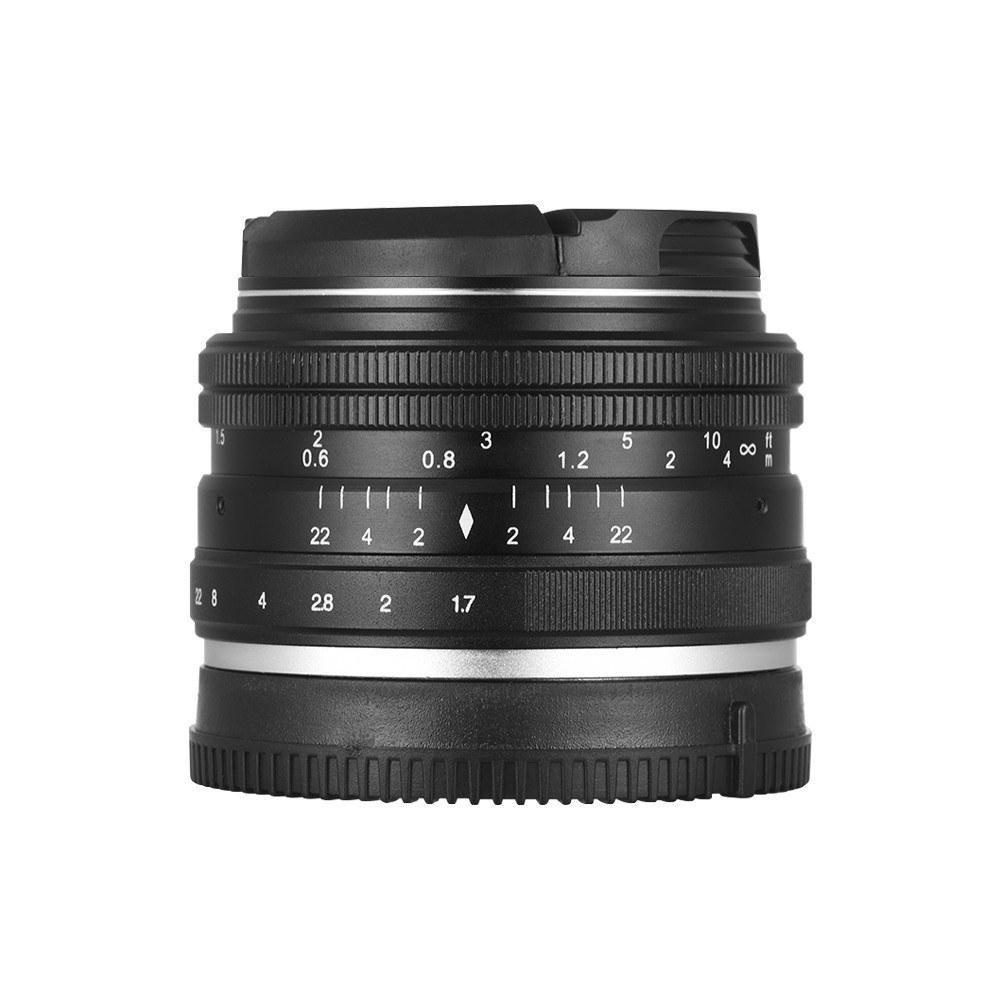 35mm F1.7 Large Aperture Manual Prime Fixed Lens for Sony E-Mount Digital Mirrorless Cameras NEX 3 NEX 3N NEX 5 NEX 5T NEX 5R NEX 6 7 A5000 A5100 A6000 A6100 A6300 A6500