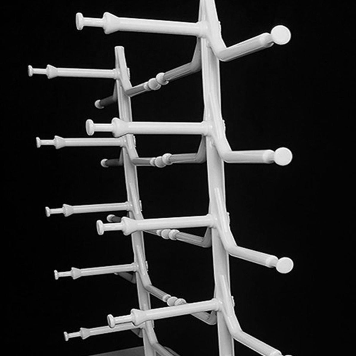 Sunglasses Rack Shelf Eyewear Eyeglasses Glasses Display Stand 5 White