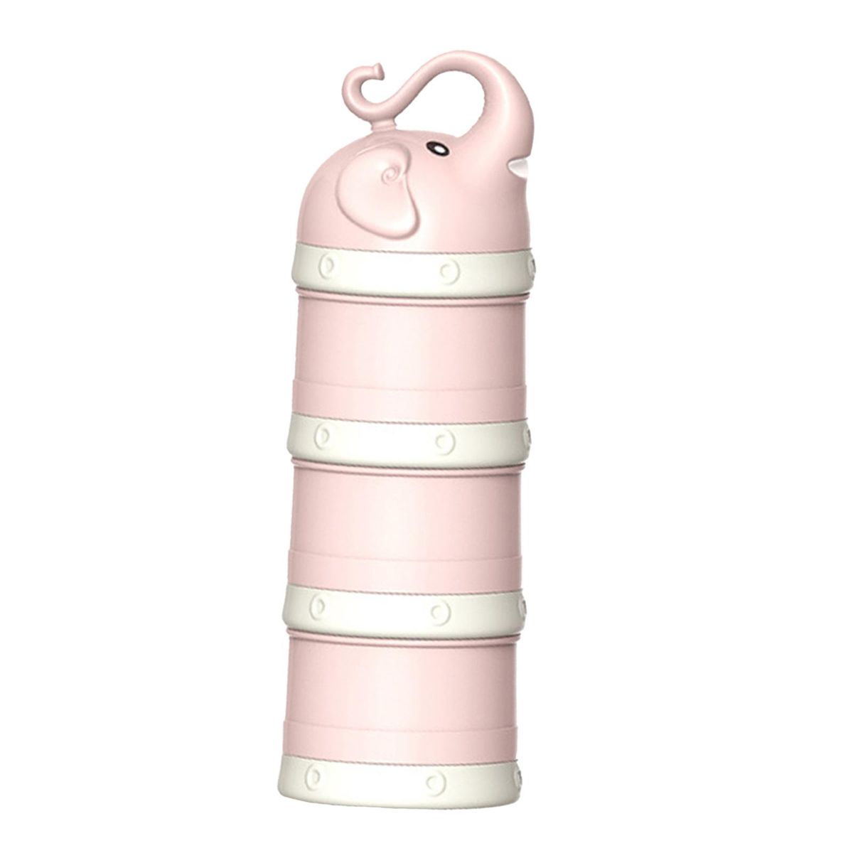 Baby Milk Powder Formula Dispenser Stackable Formula Pink