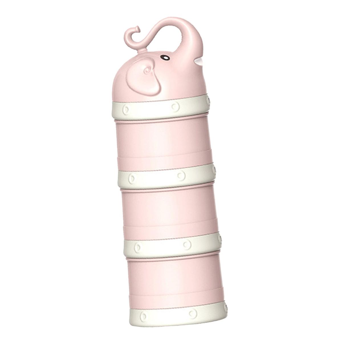Baby Milk Powder Formula Dispenser Stackable Formula Pink
