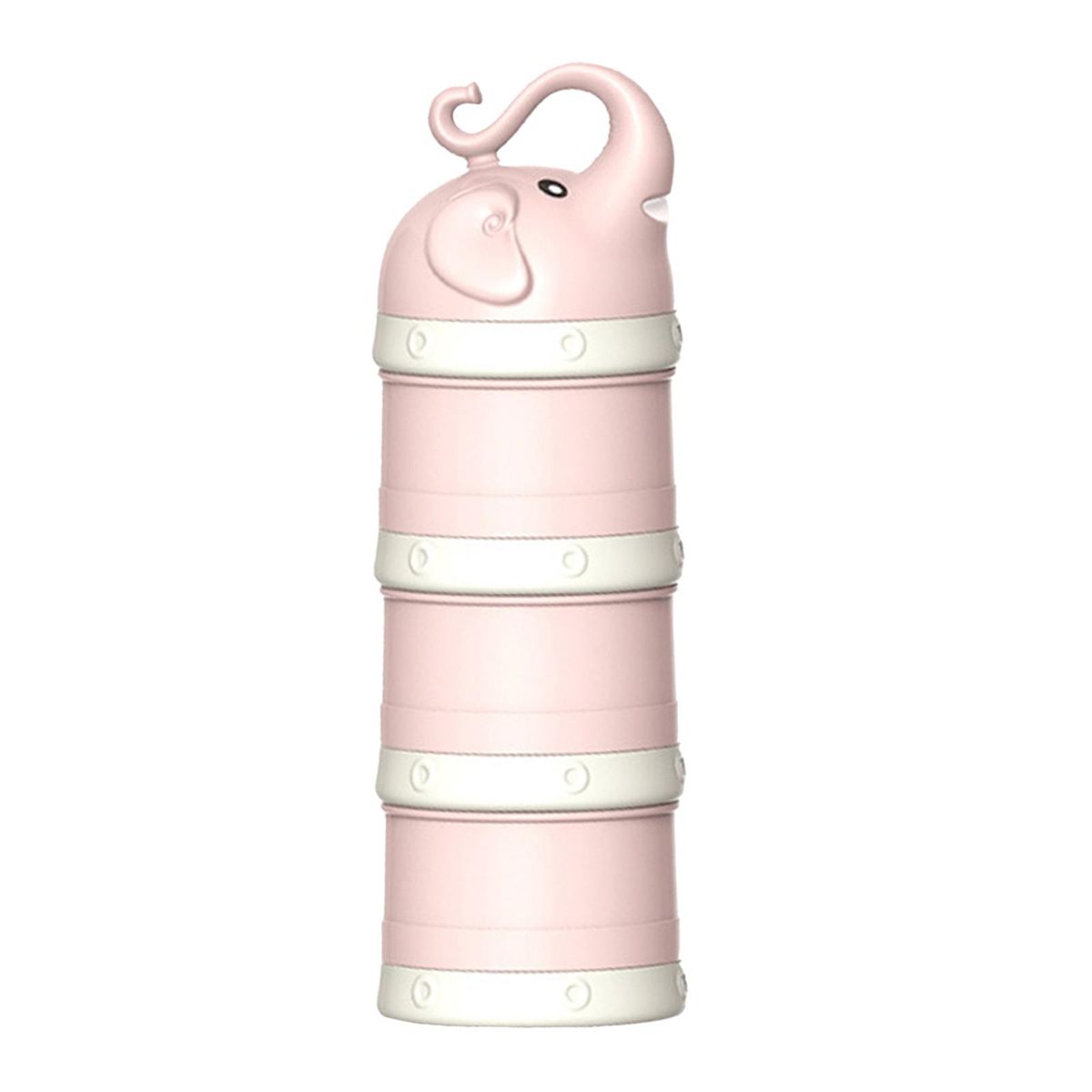 Baby Milk Powder Formula Dispenser Stackable Formula Pink