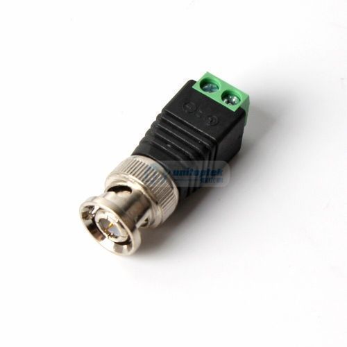 50 Pieces Coax CAT5 To Camera CCTV BNC Connector Male Terminal Video Balun Connector[50Pieces]