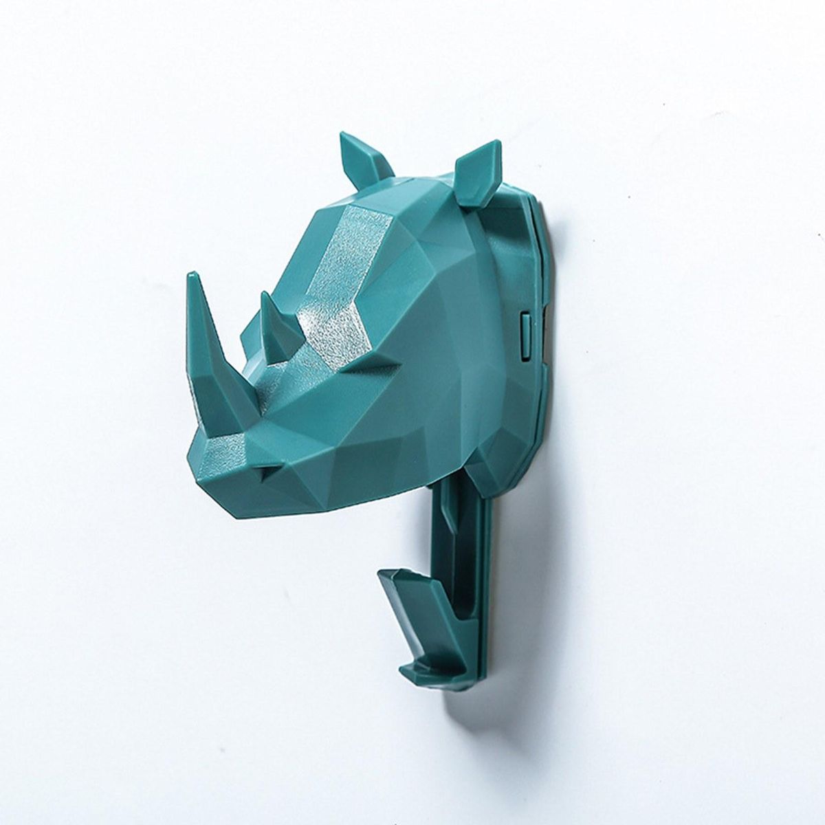 Adhesive Hooks Animal Head Wall Decor Wall Hooks Sticky Hangers Nail Free Bathroom Hooks for Coat Hats Keys Bags Purse Towels Decorative Gift