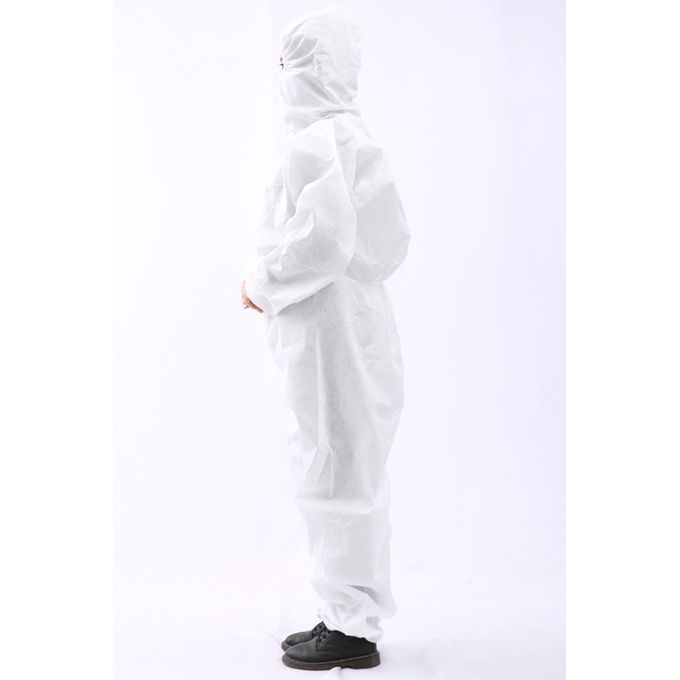 Disposable Protective Suit Hooded Coverall Painting Spraying Safety Clothing