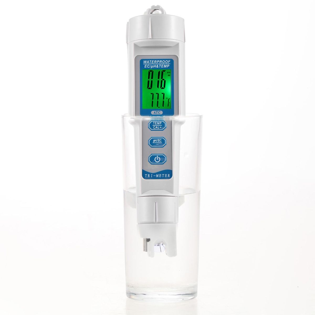 New Professional 3 in 1 Multi-parameter Water Quality Tester Monitor Portable Pen Type pH & EC & TEMP Meter Acidometer Water Quality Analysis Device