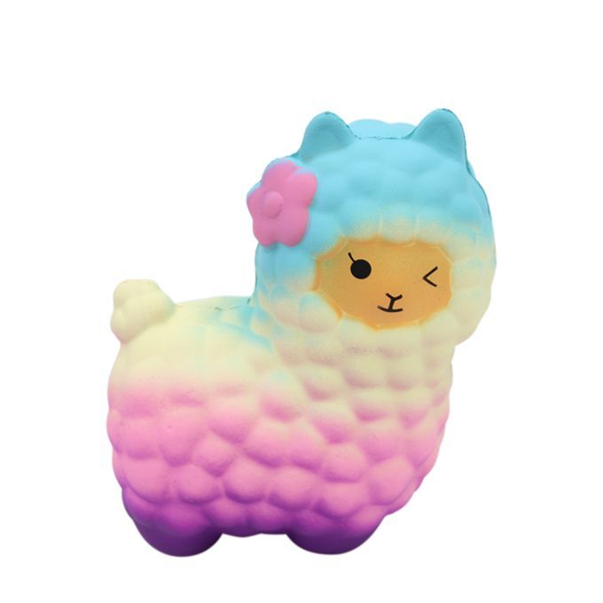 Slow Rising Color Sheep Toy Scented Soft Phone Straps