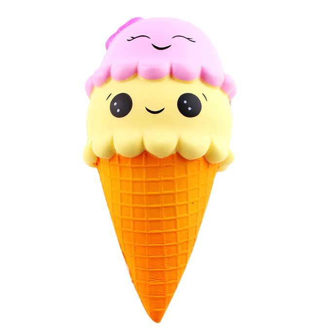 Cute Slow Rising Squishy Ice  Imitation Scented Cake