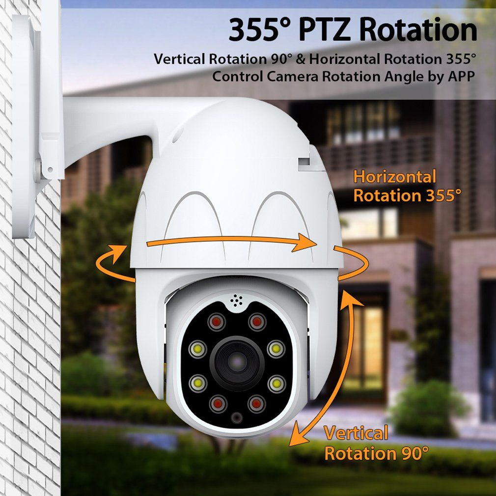 WiFi Camera,1080P Home Camera,IP Camera,Two Way Audio Camera, Wireless Mini Camera,Night Vision WiFi Camera TY-1080P-G2-White-AU + Google AMA