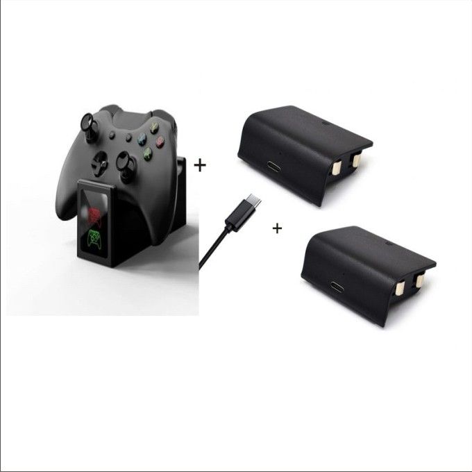 Xbox Series X Fast Dual Charging Dock+ 2 Free Batteries