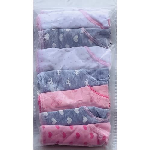 7 Pack Colored Girls Briefs- F7