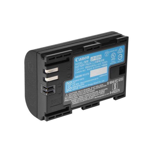 E6 Battery For EOS 5D Mark II, 5D Mark III, 5D Mark IV, 5DS, 5DS R, 6D, 6D Mark II, 7D, 60D, 70D, 80D, 90D,R5, And R6 Digital Cameras As Well As The XC10 HD And XC15 4K UHD Camcorders