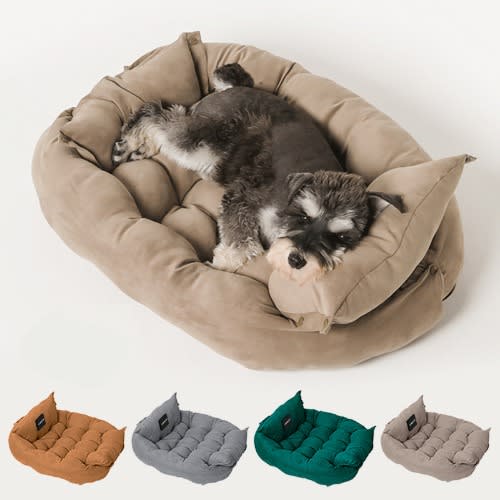 TD 3 In 1 Multifunctional Orthopedic Calm Dog Bed - Small - Khaki