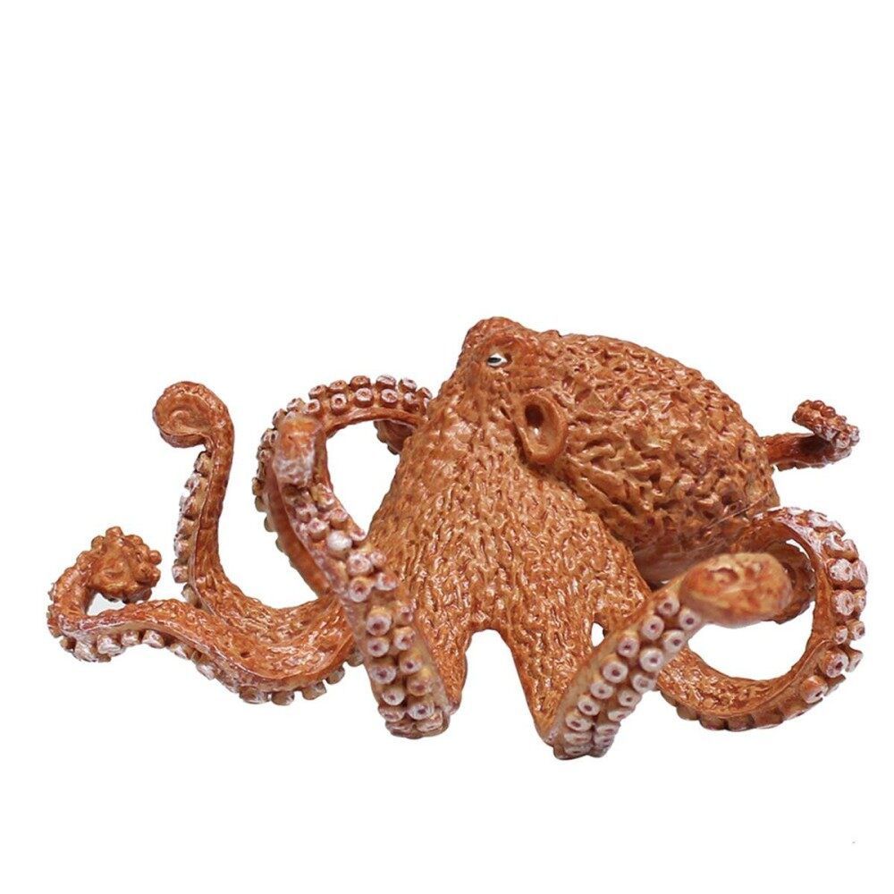 11cm Vivid Octopus Sea Animal Model Solid Figure Ocean Animal Kids Toy