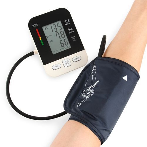 Medical Digital Upper Arm Blood Pressure Monitor Bp Tonometer Rechargeable Automatic Sphygmomanometer Tensiometer Tansiyon Aleti