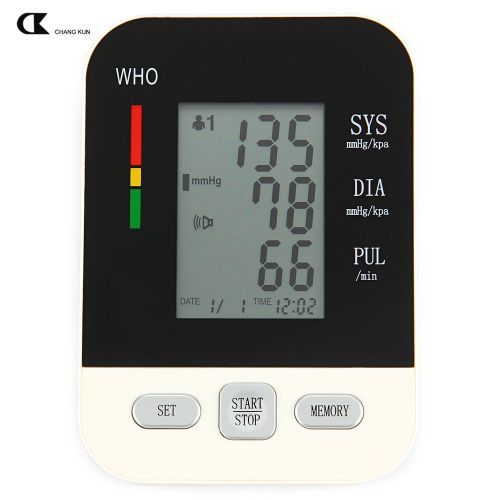 Medical Digital Upper Arm Blood Pressure Monitor Bp Tonometer Rechargeable Automatic Sphygmomanometer Tensiometer Tansiyon Aleti