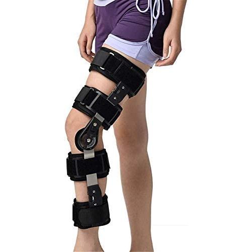 Knee Braces Hinged Knee Brace, ROM Knee Immobilizer Brace Leg Braces Orthopedic Patella Support Orthosis, LeftLeg (Color : Leftleg)
