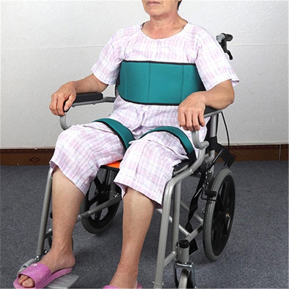 Adjustable Wheelchair Safety Guards Harness Wheelchair Seat Belt Leg Fixing Belt
