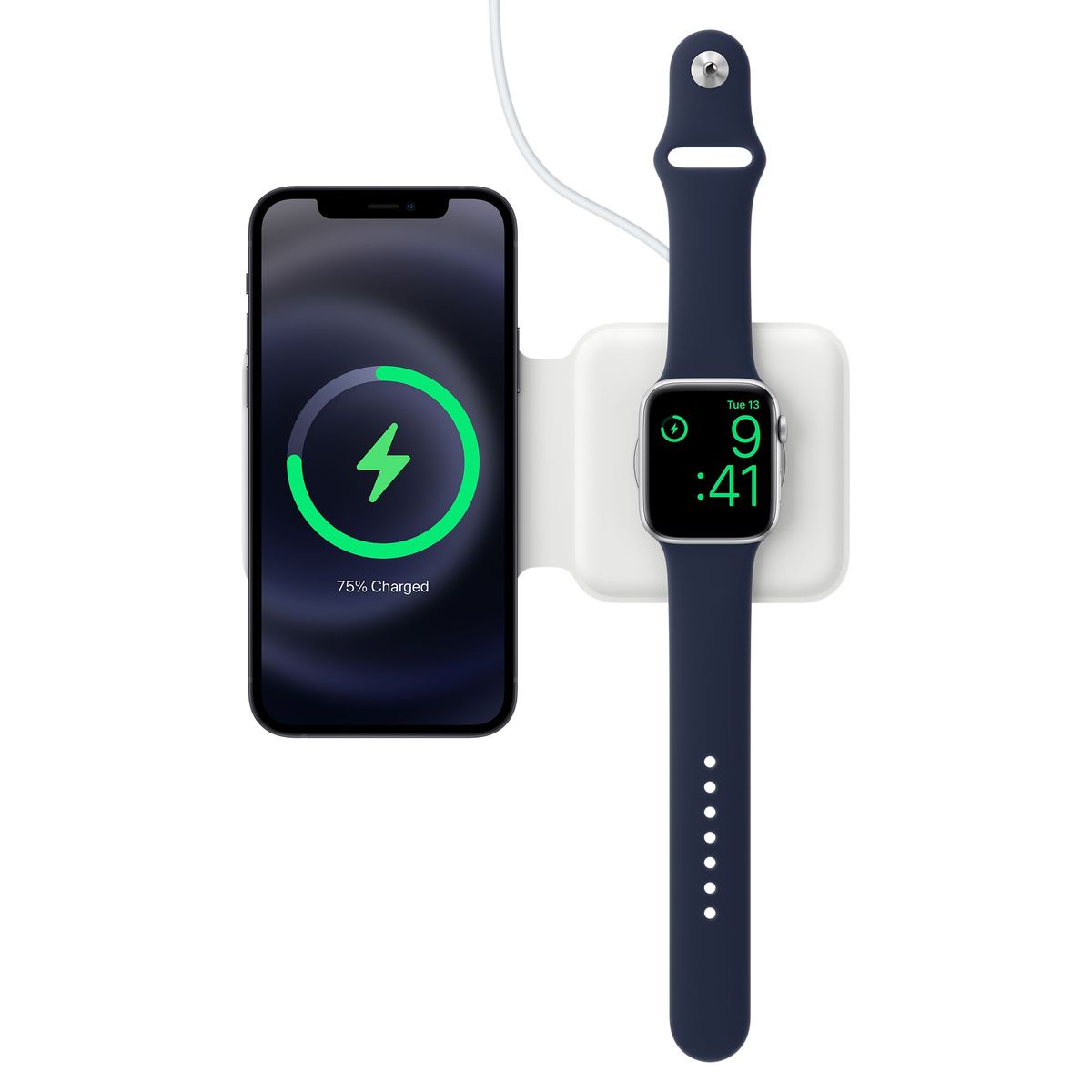 Dual Wireless Charger For IPhone/Phone And Apple Watch