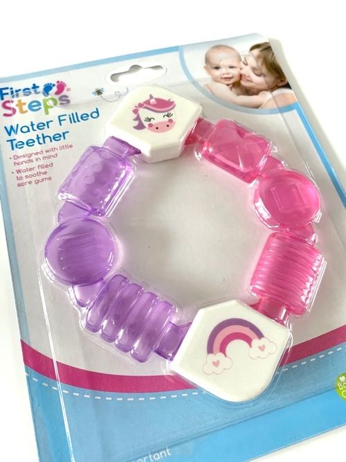 Water Filled Teething Ring Unicorn