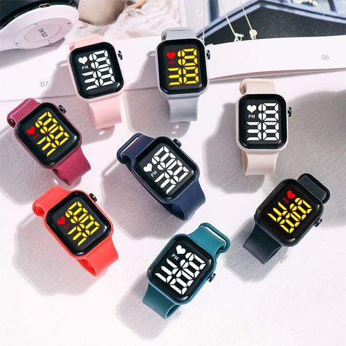 Silicon Luminous Led Wristwatch