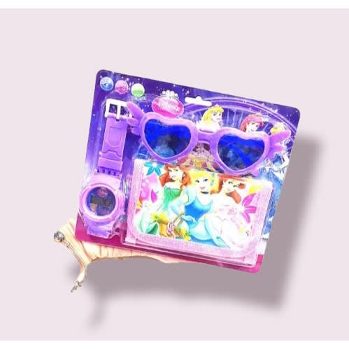 Kids Cartoon Watch, Glasses And Wallet