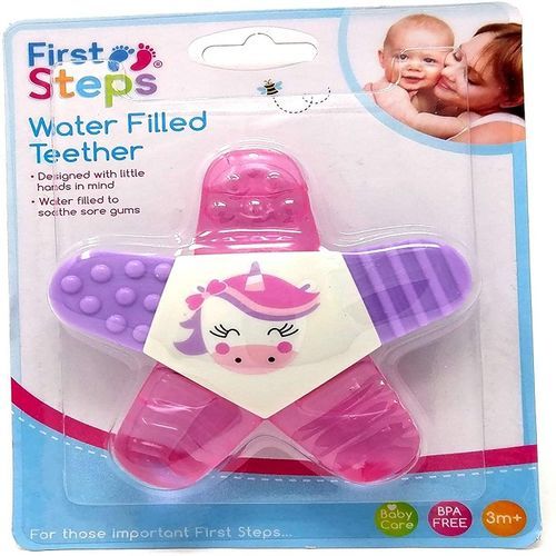 Water Filled Teether Star Unicorn