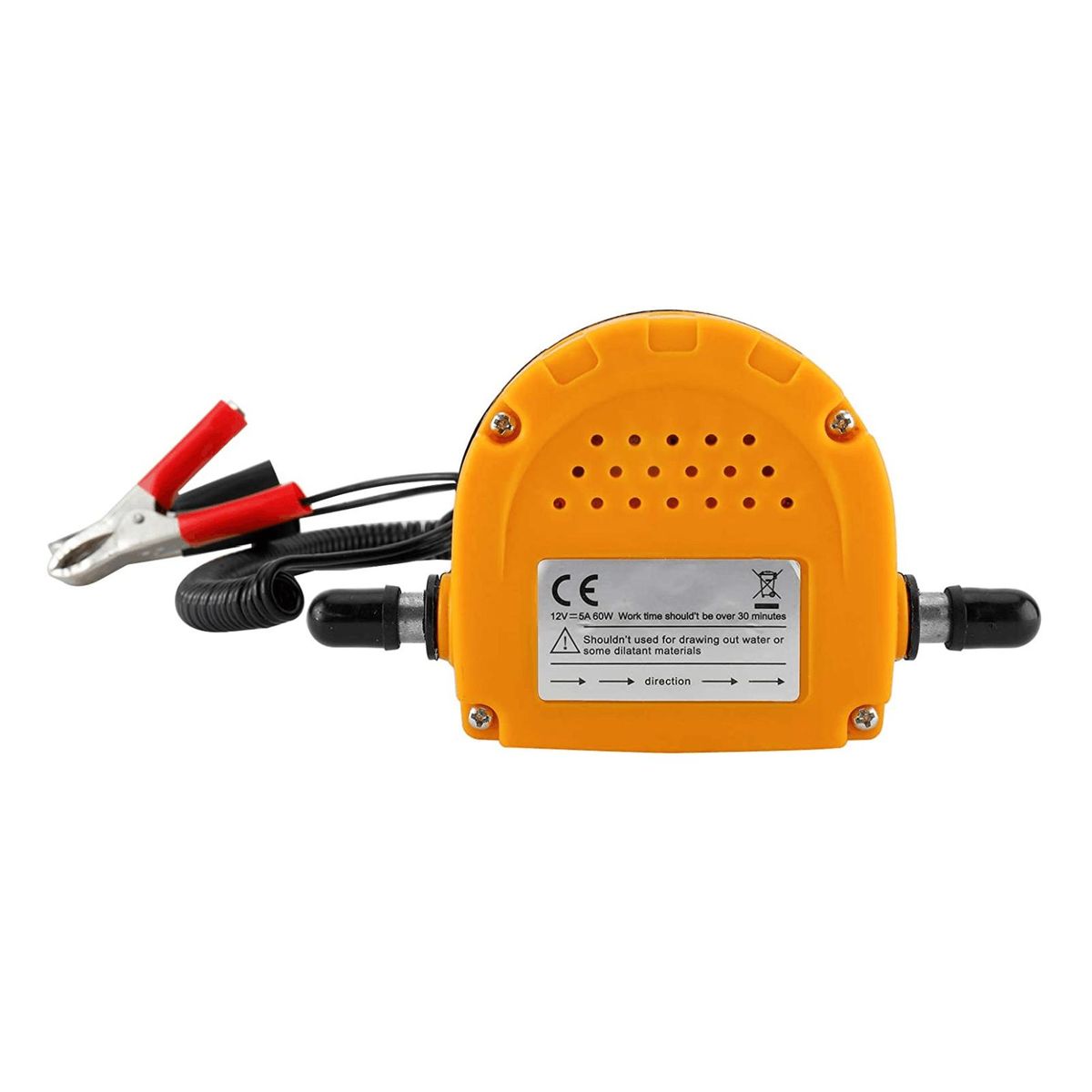 12V 60W Oil Change Pump Extractor Oil/Diesel Fluid Pump Transfer with Tubes Truck Rv Boat ATV