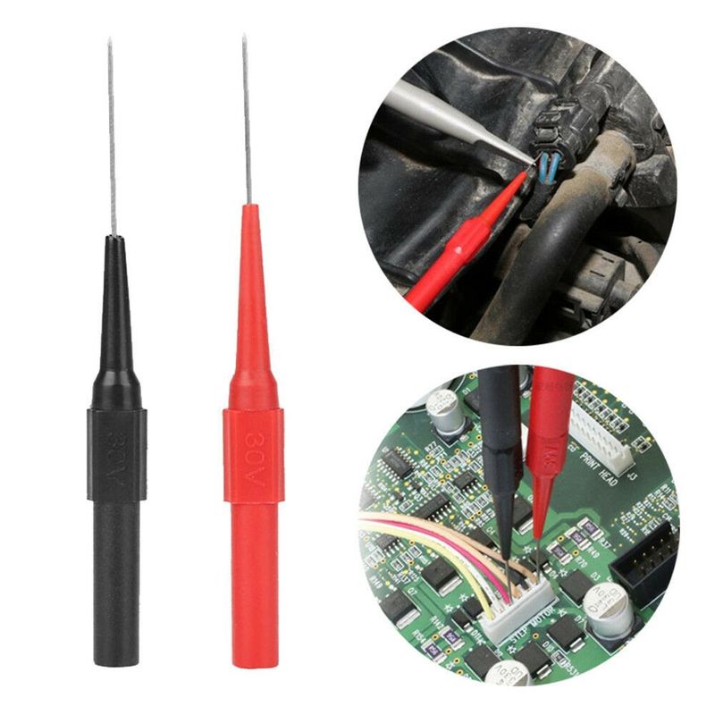 2Pcs Insulated Non-destructive Piercing Needle Multimeter