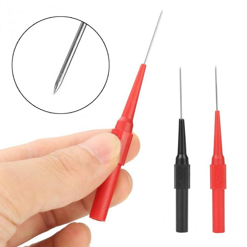 2Pcs Insulated Non-destructive Piercing Needle Multimeter