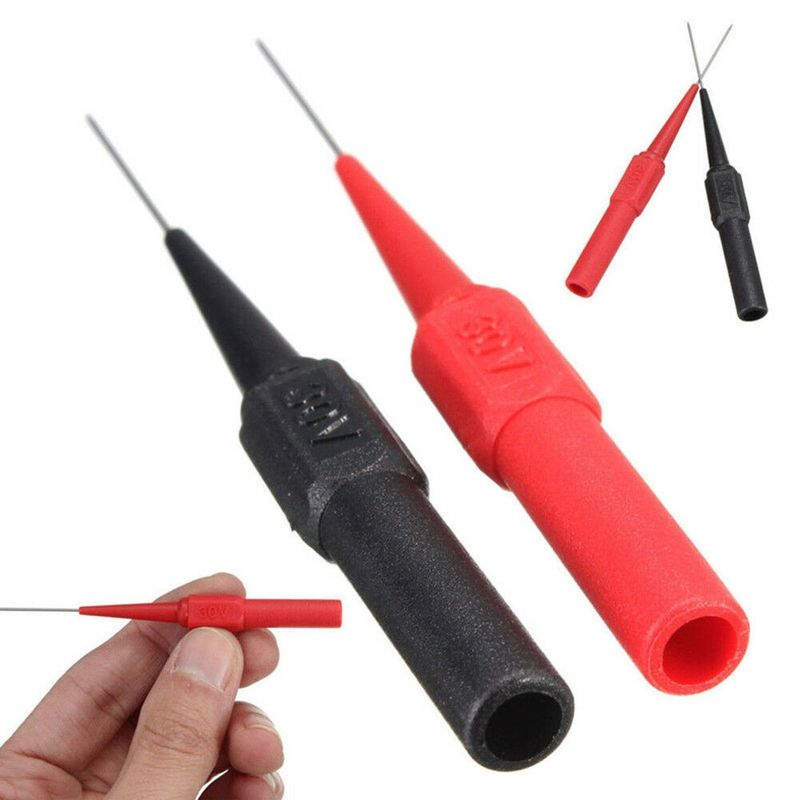 2Pcs Insulated Non-destructive Piercing Needle Multimeter