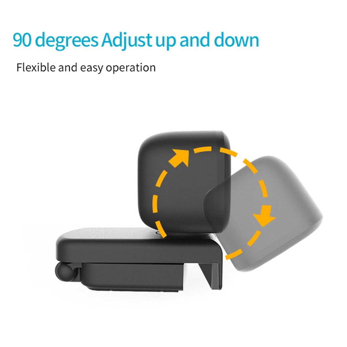 Full HD 1080P Webcam USB Mini Computer Camera Built-in Microphone Flexible Rotatable for Desktop
