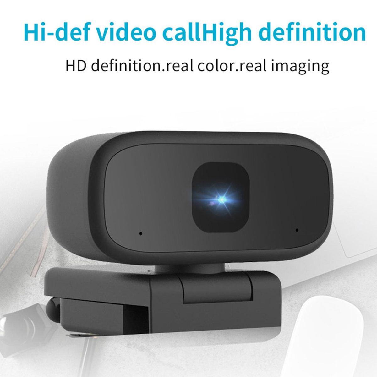 Full HD 1080P Webcam USB Mini Computer Camera Built-in Microphone Flexible Rotatable for Desktop