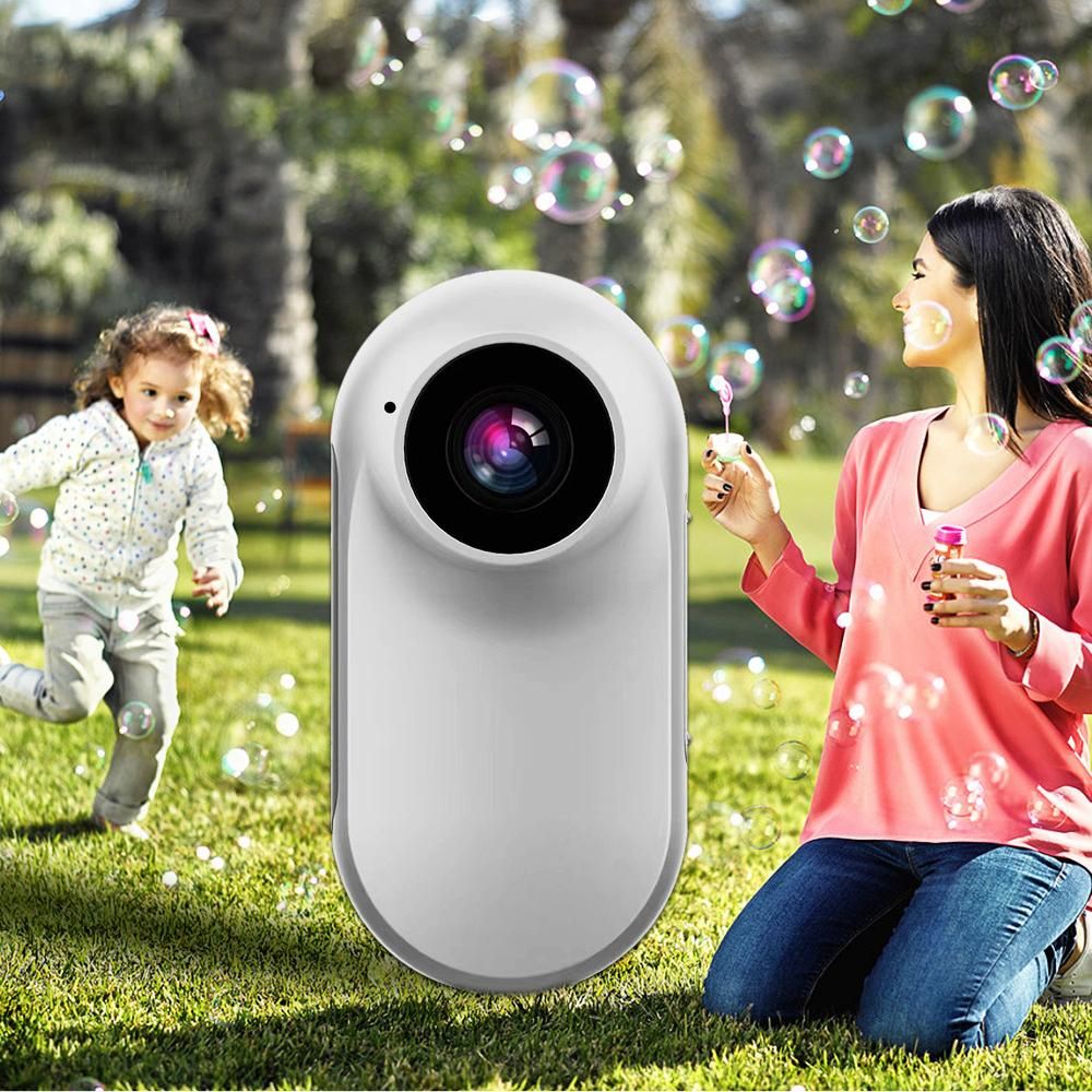1080P Sport Camera Portable Action Camera High Clear Recorder Camera Waterproof with Screen Support Photo/Video/Playback Loop Recording for Mountaineering Skiing Cycling Skydiving Outdoor Activities