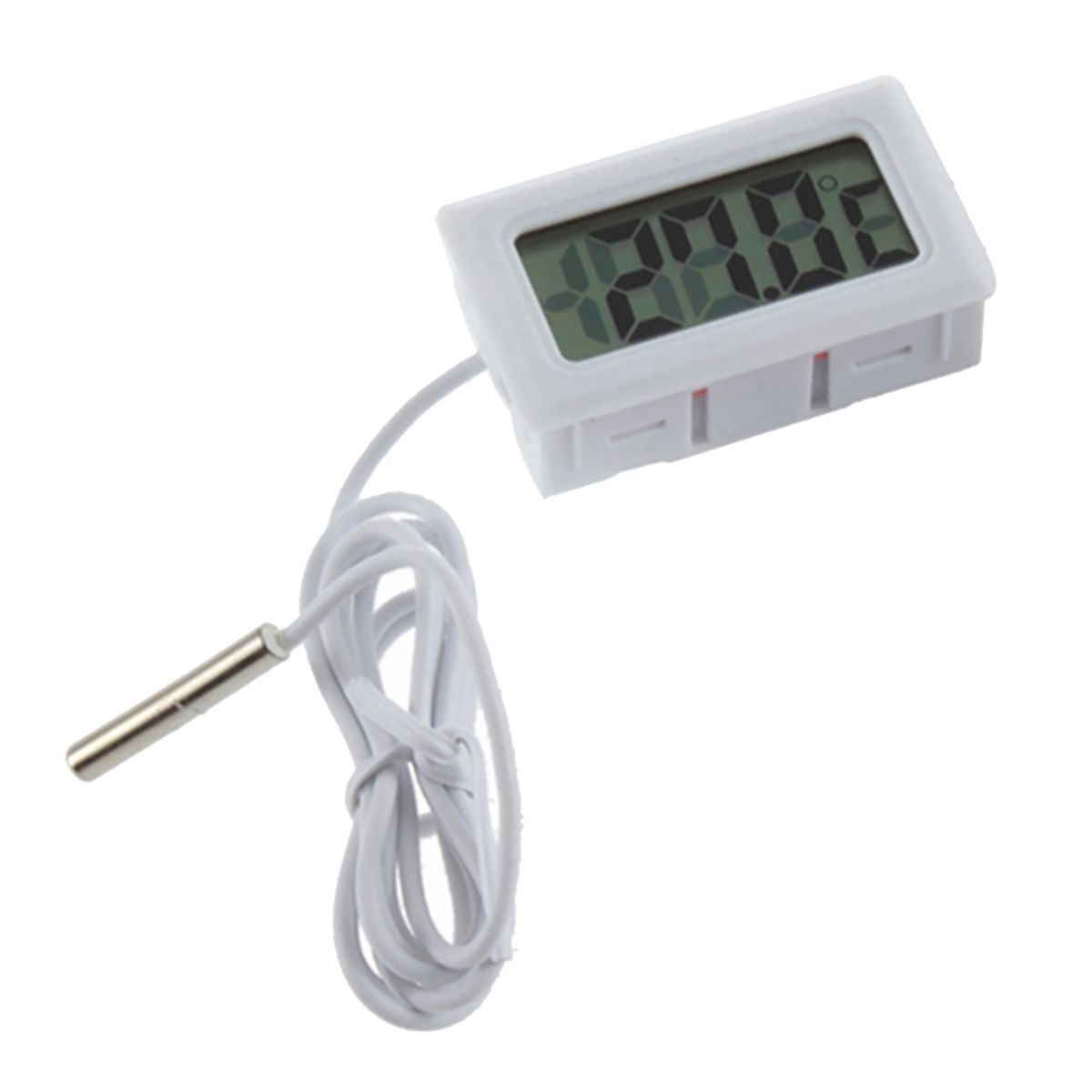 Fish Aquarium Water Fridge 2m Probe LCD Mini Digital-White