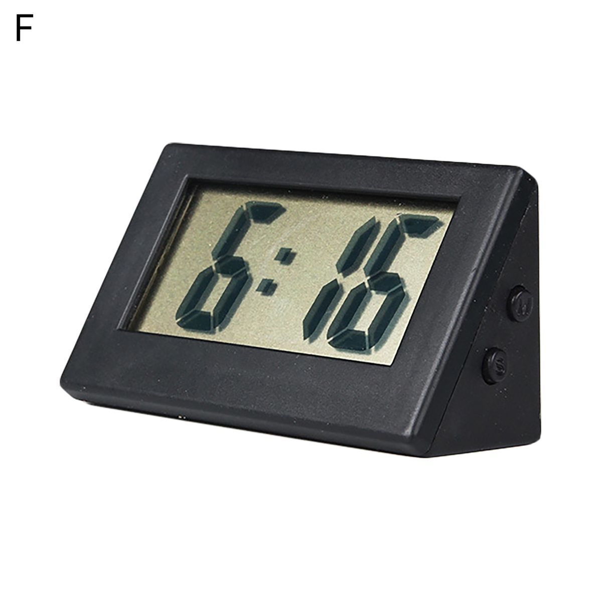 Electronic Clock Self-adhesive Mini LCD Display Large