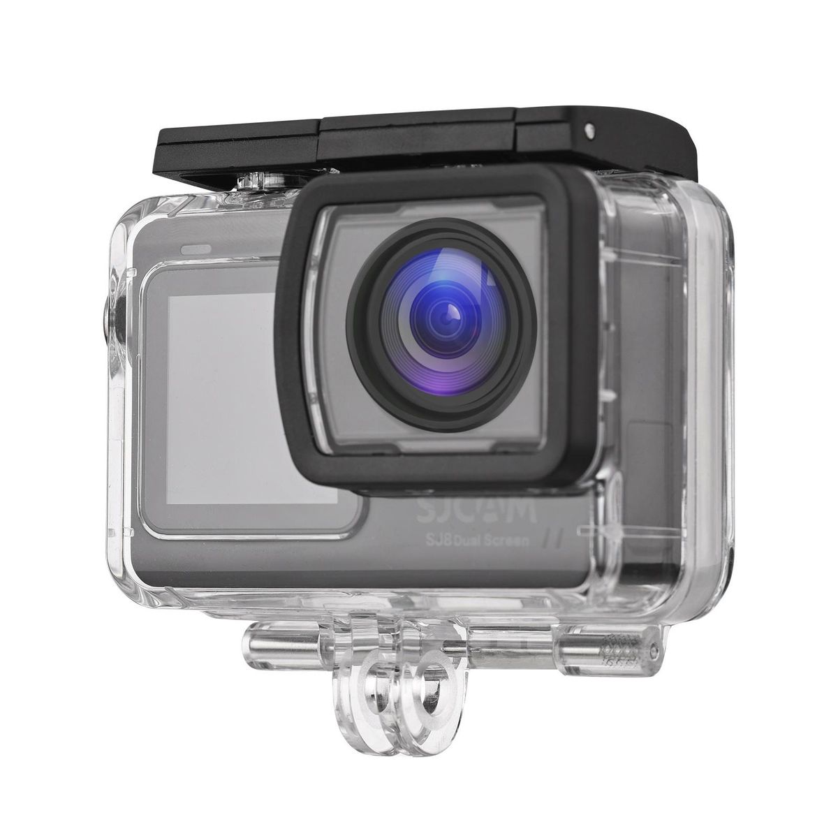 SJCAM SJ8 4K/30FPS High Resolution Dual Screen Sport Camera Portable DV Camcorder 20MP 2.33 Inch IPS Touchscreen 30M Waterproof Case for Outdoor Sports Surfing Diving