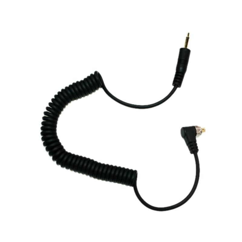 Camera Flashes Accessories 35Mm To Male PC Flash Sync Cable Screw Lock Digital Camera 35Mm