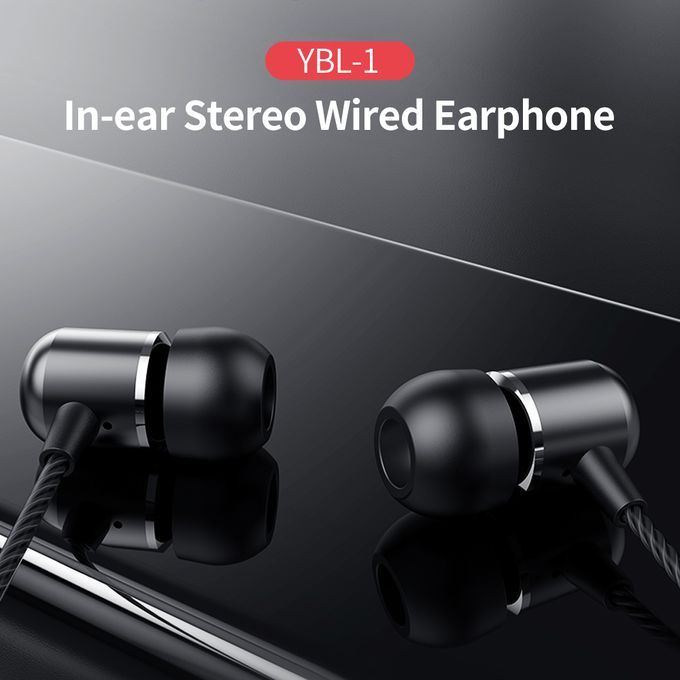 Yoobao 3.5mm Wired Earphone Stereo In-ear Headphone Sports