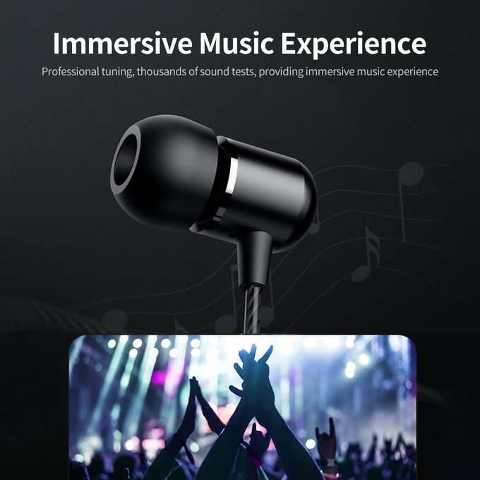 Yoobao 3.5mm Wired Earphone Stereo In-ear Headphone Sports