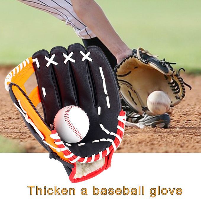 Comfortable Baseball  Softball Teeball Glove For Orange Red S